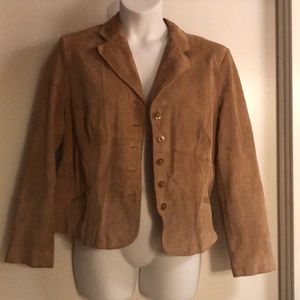COPY - Brown suede leather jacket size 2X by i.e. woman.